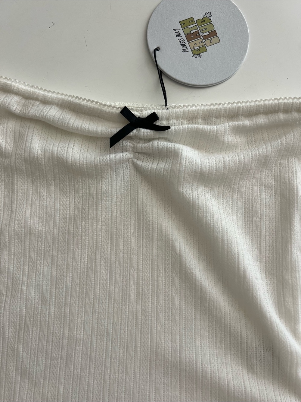 Princess Polly White Tube Top Size 4 - Picture 2 of 4